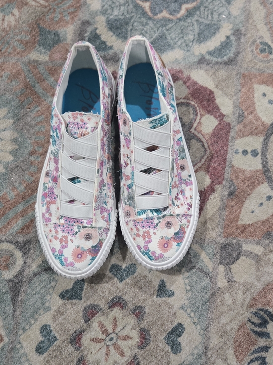 Blowfish Malibu Shoes - Blowfish Malibu Women's 8 Malibu Marley Floral Canvas Slip On Sneakers